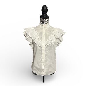 VERONICA BEARD White Jaliyah Top